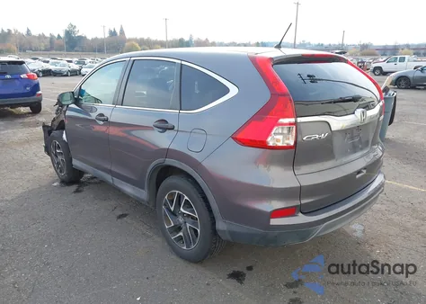 2016 Honda Cr-V Se from USA, damaged, VIN 2HKRM4H49GH665115